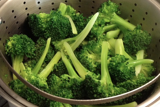 Steaming Broccoli