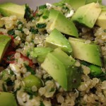 Quinoa with Fresh Spring Peas and Vinigarette