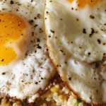 Quinoa Salad with Fried Eggs